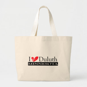 I Liebe Duluth Minnesota Jumbo Stoffbeutel