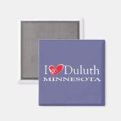 I Liebe Duluth Minnesota Magnet (Vorderseite/Rückseite)