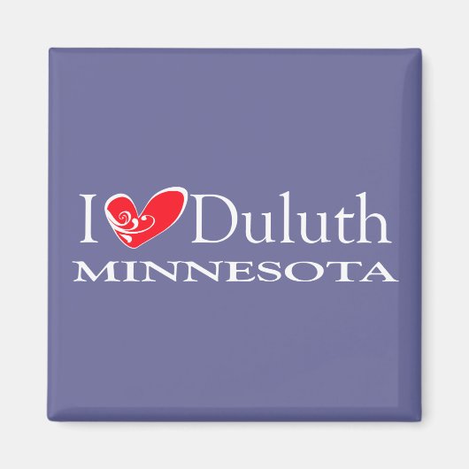 I Liebe Duluth Minnesota Magnet (Vorne)