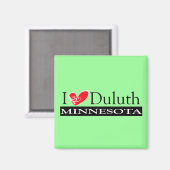 I Liebe Duluth Minnesota Magnet (Vorderseite/Rückseite)
