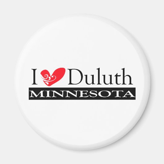 I Liebe Duluth Minnesota Magnet (Vorne)