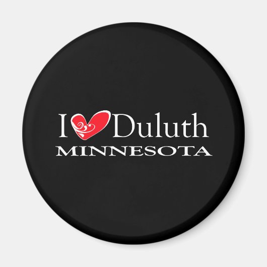 I Liebe Duluth Minnesota Magnet (Vorne)