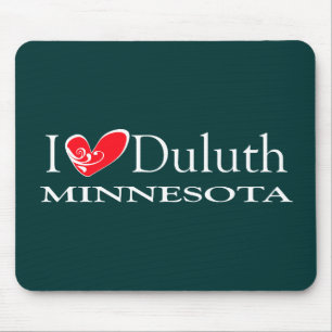 I Liebe Duluth Minnesota Mousepad