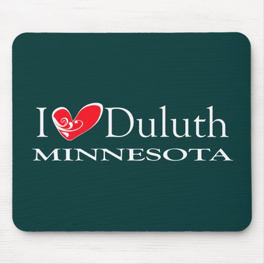 I Liebe Duluth Minnesota Mousepad (Vorne)