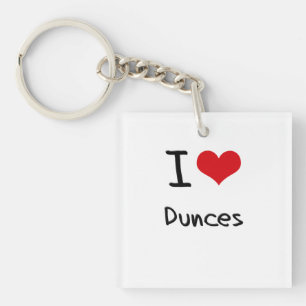 I Liebe Dunces Schlüsselanhänger