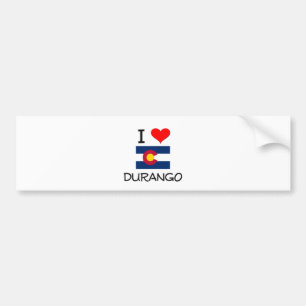 I Liebe DURANGO Colorado Autoaufkleber