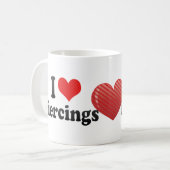 I Liebe-Durchdringen Kaffeetasse (Vorderseite Links)