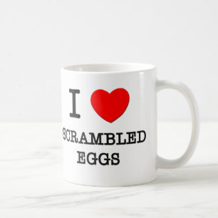 I Liebe-durcheinandergemischte Eier Kaffeetasse