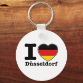 I Liebe Dusseldorf Schlüsselanhänger (Vorderseite)