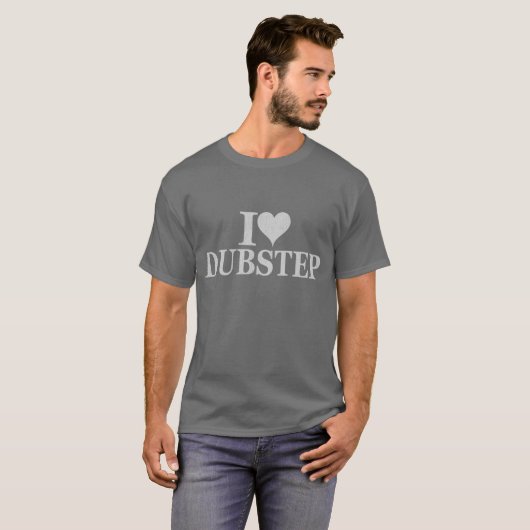 I Liebe dustep Shirt - I Herzschritt (Vorne ganz)
