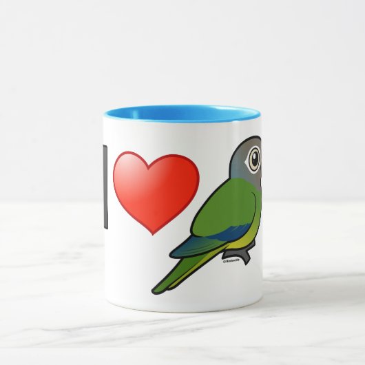 I Liebe Düster-köpfiges Conures Tasse (Zentrum)