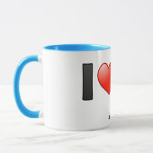 I Liebe Düster-köpfiges Conures Tasse (Links)