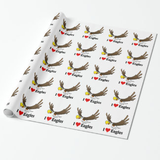 I Liebe Eagles Geschenkpapier