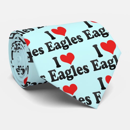 I Liebe Eagles Krawatte (Gerollt)