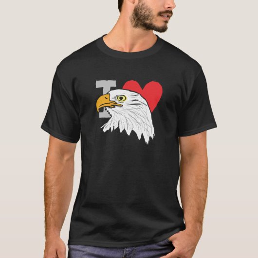 I Liebe Eagles T-Shirt (Vorderseite)