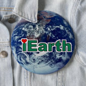 I Liebe Earth Button (Beispiel)