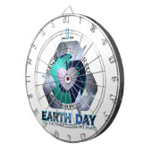 I Liebe Earth Day Dartscheibe (Vorderseite rechts)
