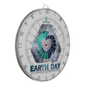 I Liebe Earth Day Dartscheibe (Vorderseite Links)