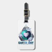 I Liebe Earth Day Gepäckanhänger (Vorderseite vertikal)