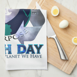 I Liebe Earth Day Handtuch