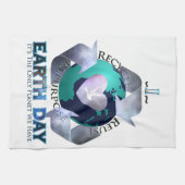 I Liebe Earth Day Handtuch (Horizontal)