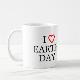 I Liebe Earth Day Kaffeetasse