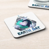 I Liebe Earth Day Untersetzer (Linke Seite)