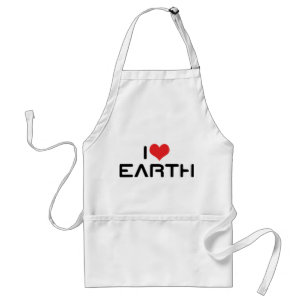 I Liebe Earth Schürze