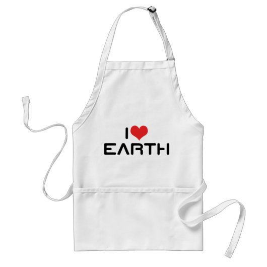 I Liebe Earth Schürze (Vorne)