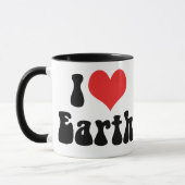 I Liebe Earth Tasse (Links)