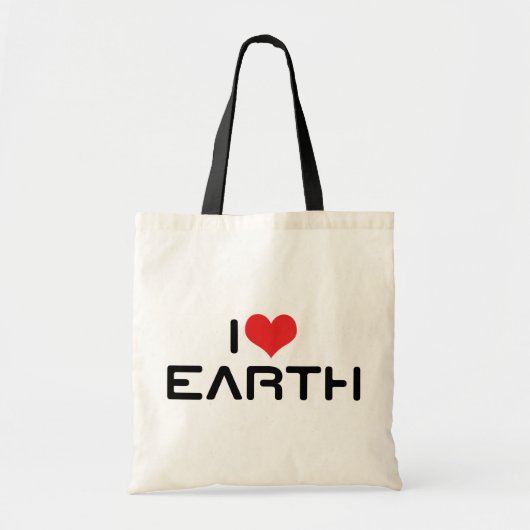 I Liebe Earth Tragetasche (Vorne)