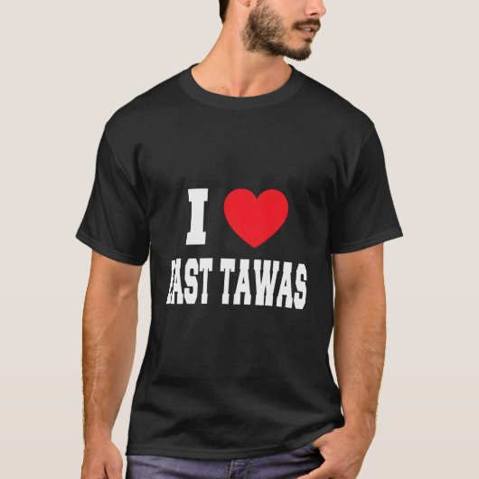 I Liebe East Tawas T-Shirt (Vorderseite)