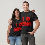 I LIEBE EBM Rot T-Shirt (Unisex)