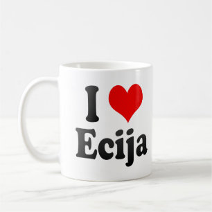 I Liebe Ecija, Spanien. Ich Encanta Ecija, Spanien Kaffeetasse