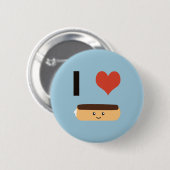 I Liebe Eclairs Button (Vorne & Hinten)