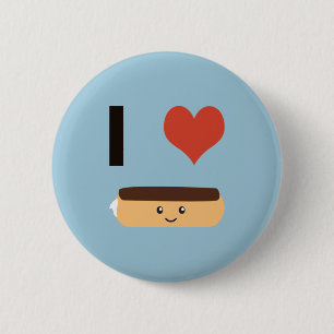 I Liebe Eclairs Button