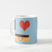 I Liebe Eclairs Kaffeetasse (Vorderseite Links)