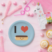 I Liebe Eclairs Pappteller (Party)