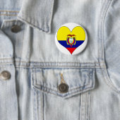 I Liebe Ecuador Button (Beispiel)