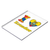 I Liebe Ecuador Notizblock (Linke Seite)