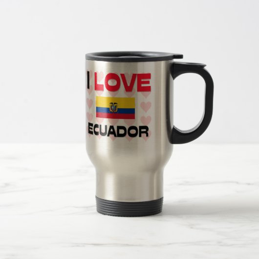 I Liebe Ecuador Reisebecher (Rechts)