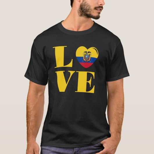 I Liebe Ecuador T-Shirt (Vorderseite)