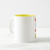 I Liebe Ecuador Zweifarbige Tasse (Vorderseite Links)