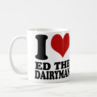 I Liebe Ed die Milchmann-Tasse Kaffeetasse
