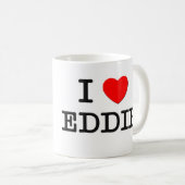 I Liebe Eddie Kaffeetasse (VorderseiteRechts)