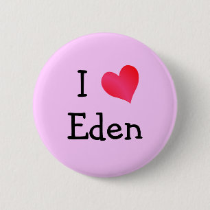 I Liebe Eden Button