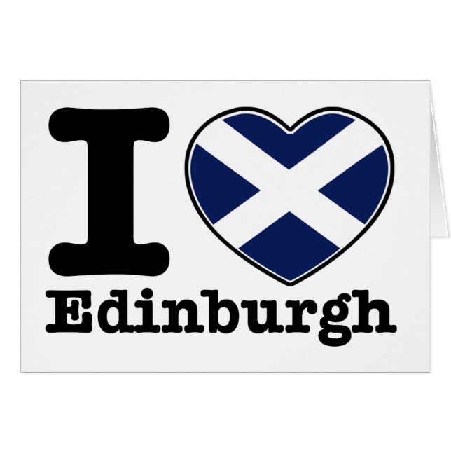 I Liebe Edinburgh (Vorderseite (Horizontal))