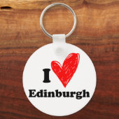 I Liebe Edinburgh Schlüsselanhänger (Vorderseite)