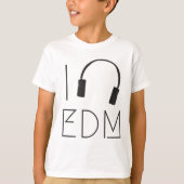 I Liebe EDM T-Shirt (Vorderseite)