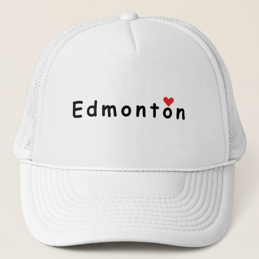 I Liebe Edmonton Truckerkappe (Vorderseite)